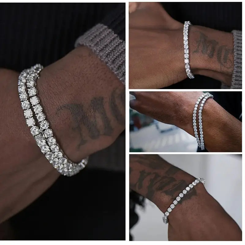 Iced Tennis Bracelet 4mm