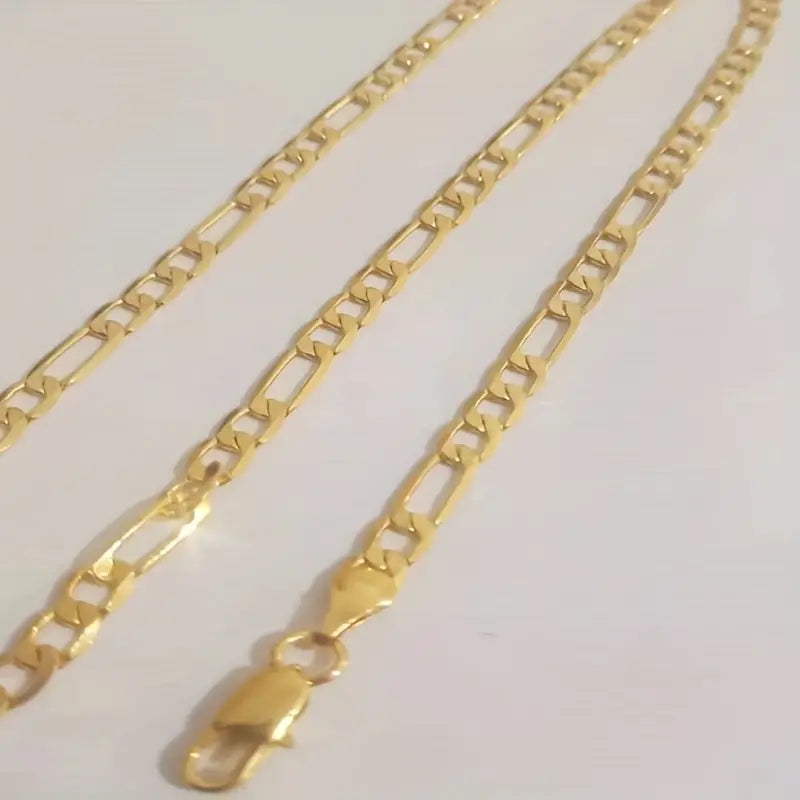 Gold Plated Figaro Necklace