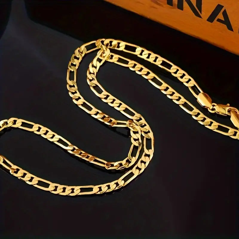 Gold Plated Figaro Necklace