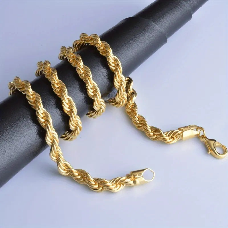 Gold Plated Rope Chain