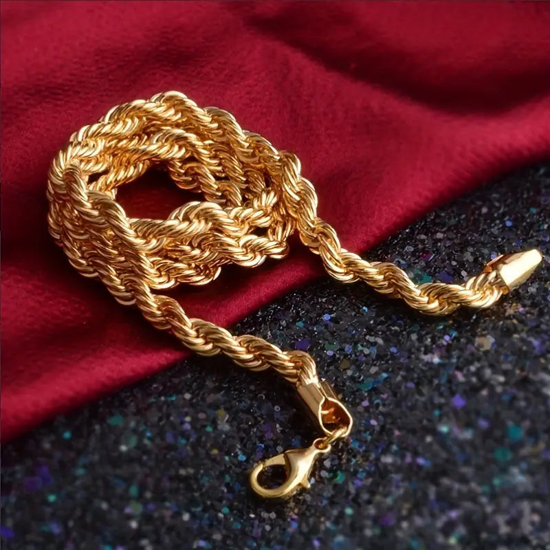 Gold Plated Rope Chain