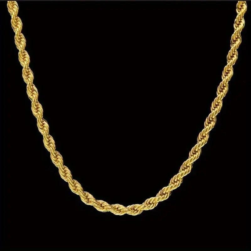 Gold Plated Rope Chain