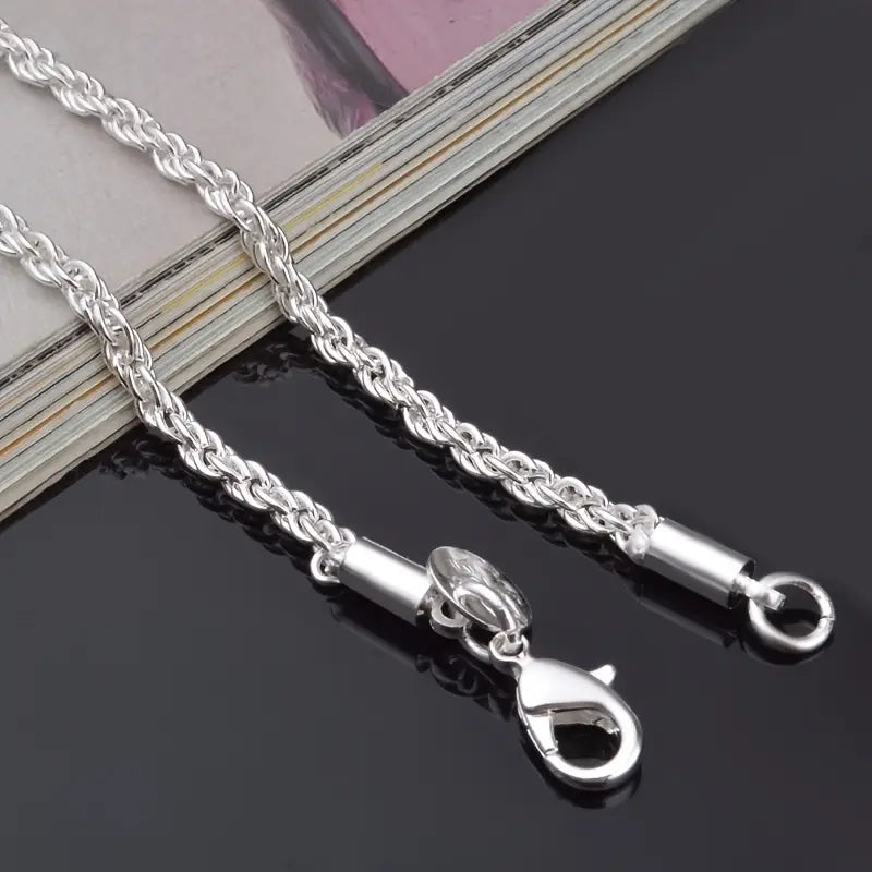 925 Stainless Steel Rope Chain