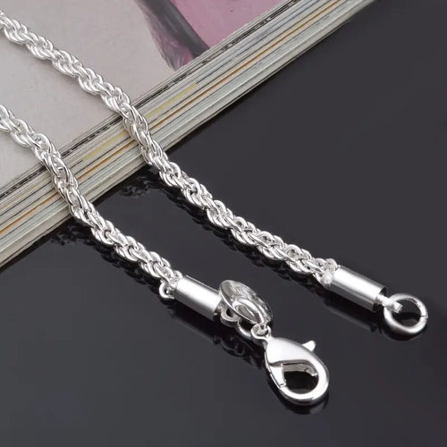 925 Stainless Steel Rope Chain