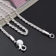 925 Stainless Steel Rope Chain
