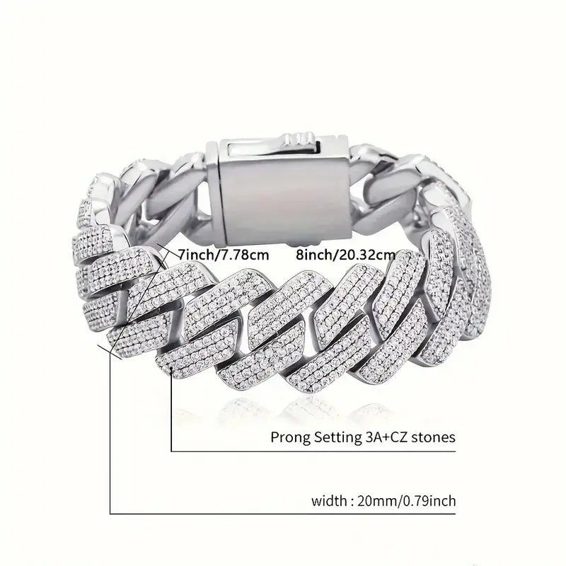 20mm Cuban Link Bracelet