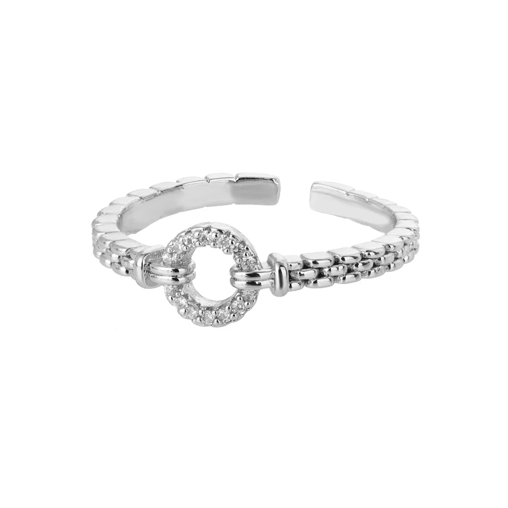 Round Zircon Rings