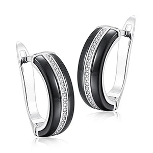 Ceramic Wedding Earring