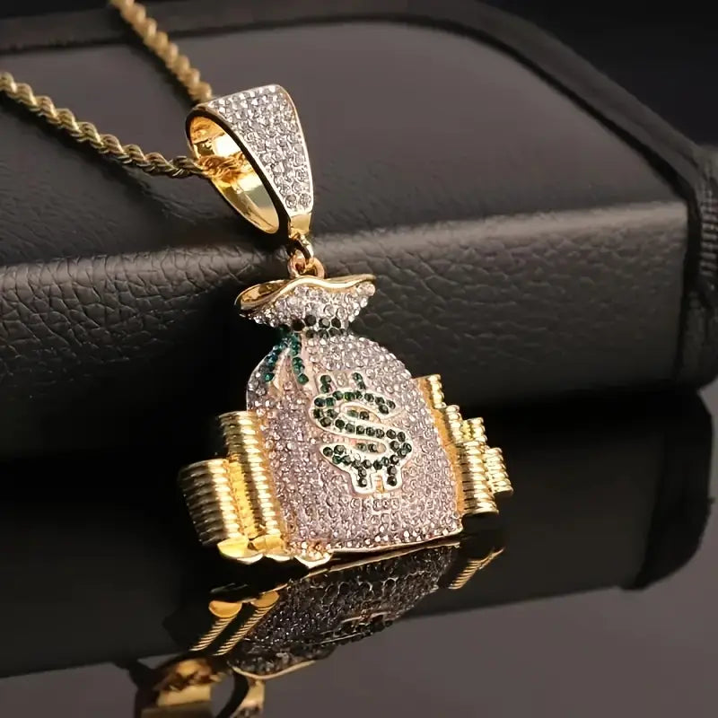 Money Bag Pendant Necklace