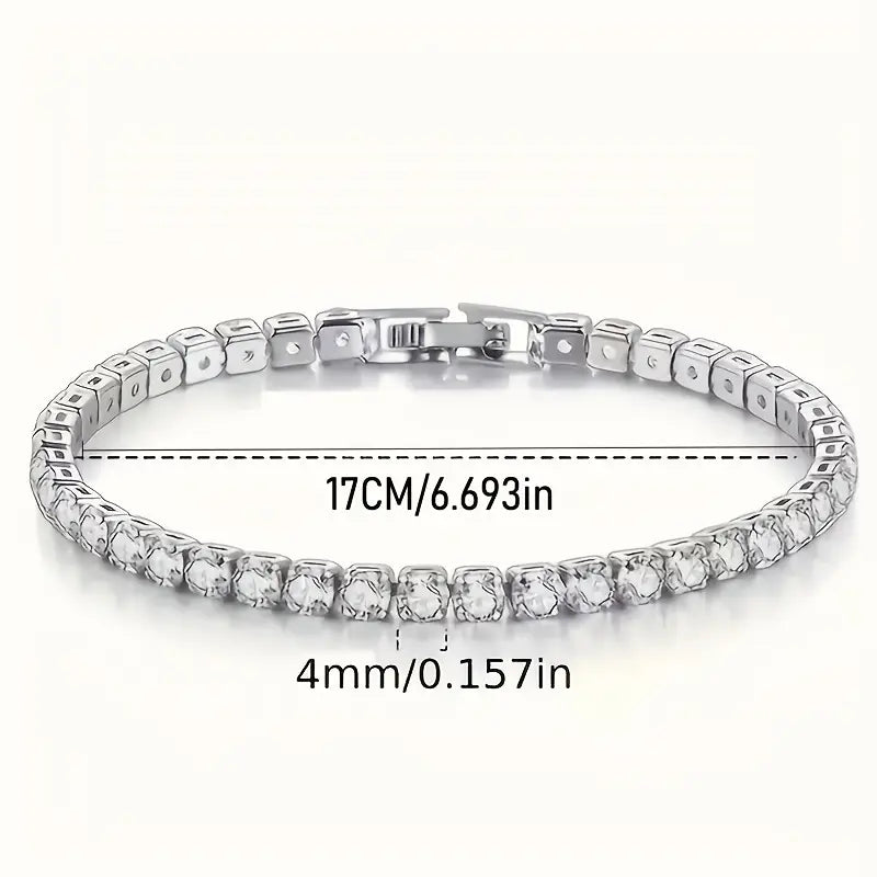Iced Tennis Bracelet 4mm