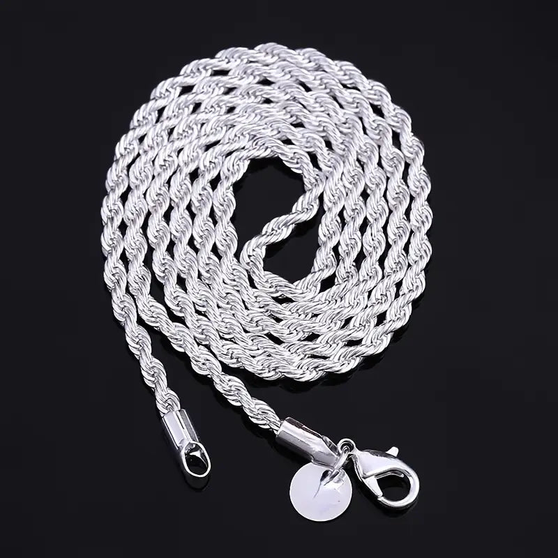 925 Stainless Steel Rope Chain