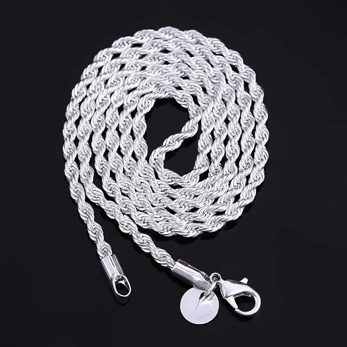 925 Stainless Steel Rope Chain
