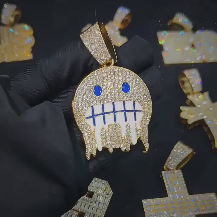 Iced Face Cuban Link Set